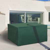 Schutzhülle Abdeckung Abdeckhaube für Gartenmöbel Dunkelgrün 135x135x75cm