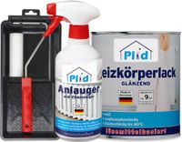 Heizkörperlack LH Set 0,75L Weiß Glänzend + Lackierset, Anlauger