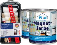 Magnetfarbe 1,5L Anthrazitgrau für ca. 4m² + Anstreichset/Magnetlack Magnetwand