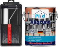 Allgrund Weiß 2,5L + Anstrichset / Rostschutzfarbe Rostgrundierung Grundierung
