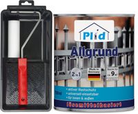 Allgrund Weiß 0,75L + Anstrichset / Rostschutzfarbe Rostgrundierung Grundierung