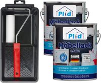 Premium Möbellack Weisslack Türenlack Holzlack Lackierset Weiß - Seidenglänzend