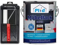 Premium Möbellack Weisslack Türenlack Holzlack Lackierset Weiß - Seidenglänzend