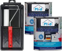 Premium Möbellack Weisslack Türenlack Holzlack Lackierset Weiß - Seidenglänzend