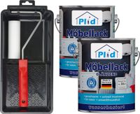 Möbellack Set 5L Weiß Glänzend / Türenlack Holzlack Spielzeugfarbe Acryllack