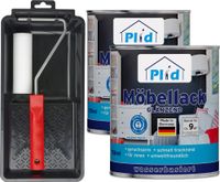 Premium Möbellack Weisslack Türenlack Holzlack Lackierset Weiß - Glänzend