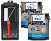 Parkettlack Set 5L Farblos Satin für ca. 60m² /Parkettsiegel Klarlack Holzschutz