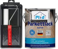 Premium Parkettlack Parkettsiegel Klarlack Farblos Set Farblos - Seidenglänzend