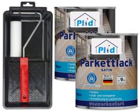 Premium Parkettlack Parkettsiegel Klarlack Farblos Set Farblos - Seidenglänzend