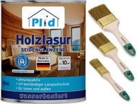 Premium Holzlasur Holzschutzlasur Holzschutz Lasurpinsel Grau