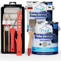 Garagenbodenbeschichtung Set 5L Kieselgrau, für 36m² / Bodenbeschichtung Betonfarbe