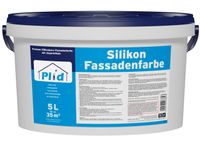 Premium Silikon Fassadenfarbe Aussenfarbe Fassadenweiß Anstreichset Weiß