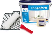 Innenfarbe Wandfarbe Deckenfarbe Profi Farbe Set Weiß
