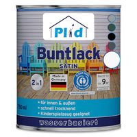 Buntlack 0,75L für ca. 9m² - Weiß/ Holzfarbe Türenlack Acryllack