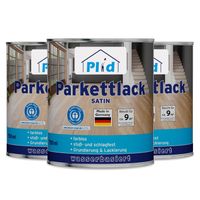 Parkettlack 2,25L Farblos Satin für ca. 27m² /Parkettsiegel Klarlack Holzlack