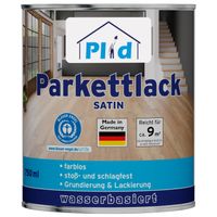 Parkettlack 0,75L Farblos Satin für ca. 9m² / Parkettsiegel Klarlack Holzlack