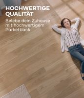 Parkettlack 0,75L Farblos Satin für ca. 9m² / Parkettsiegel Klarlack Holzlack
