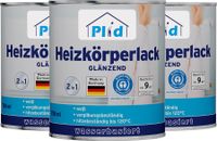 Heizkörperlack LF 2,25L für ca. 27m² Weiß Glänzend / hitzebeständiger Lack bis 120°