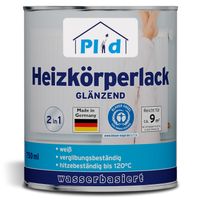 Heizkörperlack LF 0,75L für ca. 9m², Weiß Glänzend / hitzebeständig bis 120°