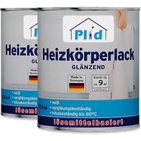 Heizkörperlack LH 1,5L für ca. 18m², Weiß Glänzend / hitzebeständiger Lack bis 80°