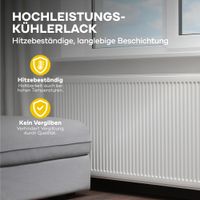 Heizkörperlack LH 1,5L für ca. 18m², Weiß Glänzend / hitzebeständiger Lack bis 80°