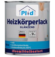 Heizkörperlack LH 0,75L für ca. 9m², Weiß Glänzend / hitzebeständiger Lack bis 80°