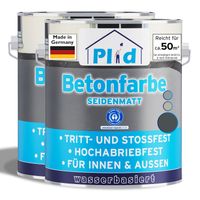 Betonfarbe 5L Anthrazit - für ca. 50m² / Bodenbeschichtung Bodenfarbe Sockel