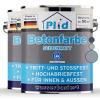 Betonfarbe 5L Silbergrau - für ca. 50m² / Bodenbeschichtung Bodenfarbe Sockel