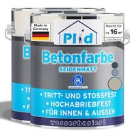 Betonfarbe 1,5L Kieselgrau - für ca. 16m² / Bodenbeschichtung Bodenfarbe Sockel