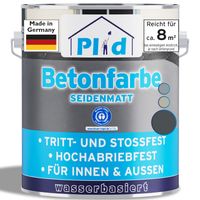 Betonfarbe 0,75L Anthrazit - für ca. 8m² / Bodenbeschichtung Bodenfarbe Sockel