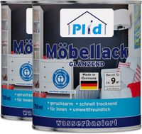 Premium Möbellack Weisslack Türenlack Holzlack Spielzeugfarbe Weiß - Glänzend