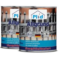 Allgrund Rostgrundierung 1,5L Weiß, für ca. 18m² /Aktiver Rostschutz Grundierung