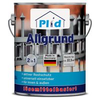 Allgrund Rostgrundierung 2,5L Weiß, für ca. 23m² /Aktiver Rostschutz Grundierung