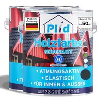Premium Holzfarbe Holzlack Farbe für Holz Anthrazitgrau