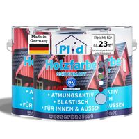 Holzfarbe 2,25l Taubenblau, für ca. 23m² / Holzlack Schutzfarbe Schnelltrocknend