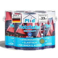 Holzfarbe 2,25l Moosgrün, für ca. 23m² / Holzlack Schutzfarbe Schnelltrocknend