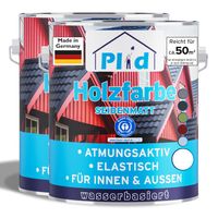 Premium Holzfarbe Holzlack Farbe für Holz Weiß