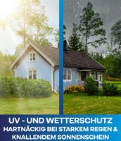 Holzfarbe 2,5l Taubenblau, für ca. 25m² / Holzlack Schutzfarbe Schnelltrocknend