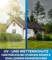 Holzfarbe 0,75l Weiß, für ca. 8m² / Holzlack Schutzfarbe Schnelltrocknend