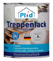 Premium Treppenlack Treppensiegel Klarlack Farblos Seidenglänzend Farblos - Seidenglänzend