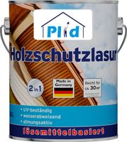 Holzschutzlasur 2,5l Nussbaum für ca. 25m² /Holzlasur Holzschutz Holzgrundierung