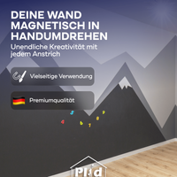 Magnetfarbe 1,5L Anthrazitgrau für ca. 7,5m²/ Magnet Farbe Magnetlack Magnetwand