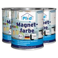 Magnetfarbe 2,25L Anthrazitgrau für ca. 16m²/ Magnet Farbe Magnetlack Magnetwand