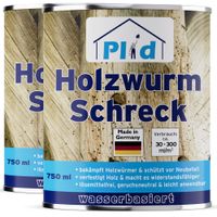 Holzwurm-Schreck farblos 1,5l/ Effektiver Holzschutz Holzwürmer & Holzbohrkäfer