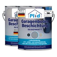 Garagenbodenbeschichtung 5L Silbergrau, für 36m² /Bodenbeschichtung Betonfarbe