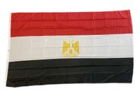 XXL Flagge Ägypten 250 x 150 cm Fahne mit 3 Ösen 100g/m² Stoffgewicht