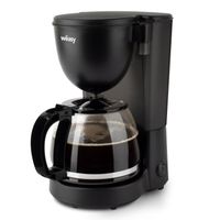 Filterkaffeemaschine KF24 / Fassungsvermögen 1,25 L  / Glaskanne / 600 W /  Schwarz