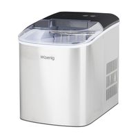 Eiswürfelmaschine ICEK12 - 12 kg pro Tag, Produktionszeit 10-13 min. 2 Eiswürfelgrößen