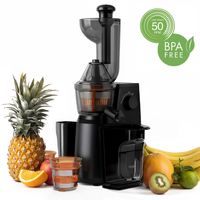 Vertikaler Entsafter Slow Juicer Vitamin + GSX24 Schwarz