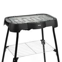 Wëasy Barbecue Electrique BBQ GBE42, Multifunktionaler Tischgrill, Innen-/Außengebrauch, Regulierbarer Thermostat, Fleisch Gemüse Fisch, Einfache Reinigung, Spülmaschinengeeignet